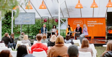 Pievienojies interesantām sarunām par biznesu Swedbank Uzņēmējdarbības skatuvē Sarunu festivālā LAMPA