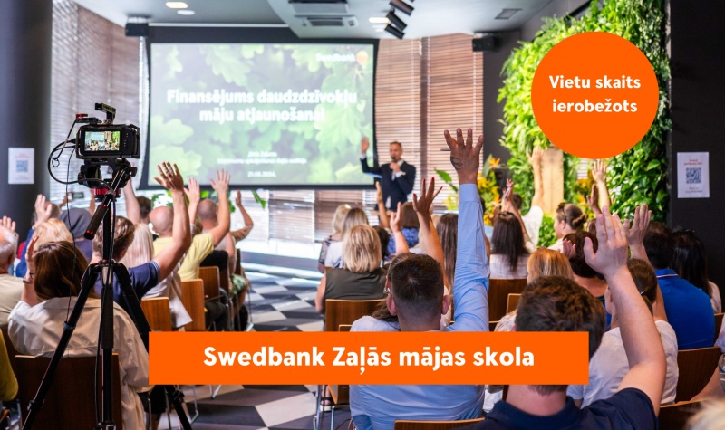 Swedbank Zaļās mājas skola | Zemāki mājokļa uzturēšanas izdevumi – kādi risinājumi? | 7. novembris