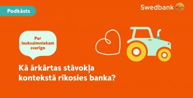 Saruna ar Swedbank ekspertiem par aizvadīto vasaru 