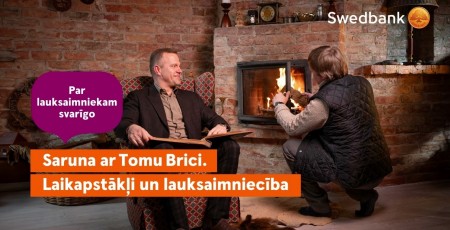 Saruna ar Tomu Brici par laikapstākļiem un lauksaimniecību