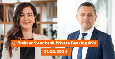 15min ar Swedbank Private Banking |96| Februāra notikumi finanšu tirgos | 01.03.2024.