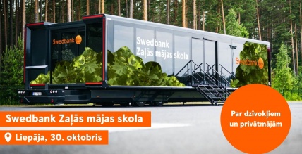 30. oktobris, Liepāja | Swedbank Zaļās mājas skola | Mājokļu būvniecība un atjaunošana