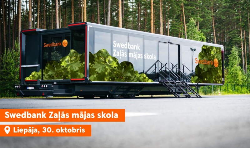 30. oktobris, Liepāja | Swedbank Zaļās mājas skola | Mājokļu būvniecība un atjaunošana