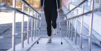 “Ar mani jau tā nenotiks” – līdz brīdim, kad gada laikā salauz abas kājas