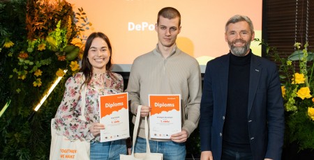 No uzdevuma studiju laikā jaunieši rada ilgtspējīgu depozīta uzglabāšanas risinājumu “DéPôt”