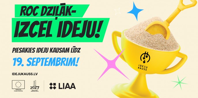 Aicinām pieteikties biznesa ideju konkursam “Ideju kauss 2025”