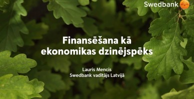 Video: Lauris Mencis, Finansēšana kā ekonomikas dzinējspēks