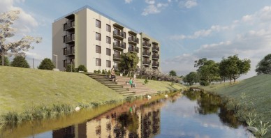 Swedbank vienojas ar būvkompāniju Merks par daudzdzīvokļu namu attīstību Mežciemā