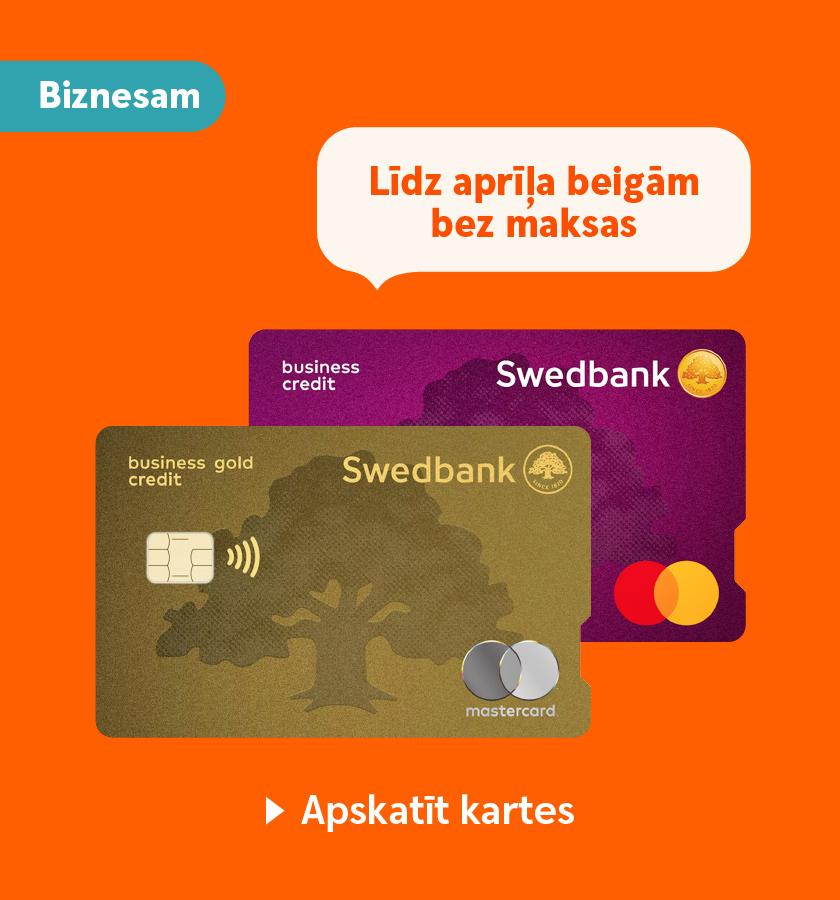 Biznesa kredītkarte. Iepazīsties ar piedāvājumu!